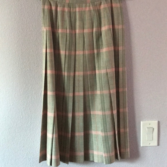 Vintage pink/gray Pendleton skirt with jacket - Picture 7 of 8
